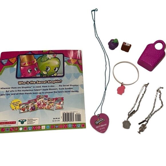 Shopkins Multicolor The Secret Shopkin Paperback Story Book Jewelry Set & Toys - Picture 2 of 7